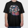 Pirate Cartoon, Tricou Oversize Barbati (Unisex)