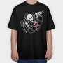 Grim Reaper Skate, Tricou Oversize Barbati (Unisex)