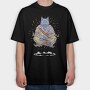 Monk Wolf, Tricou Oversize Barbati (Unisex)