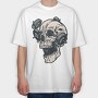 Skull Gym, Tricou Oversize Barbati (Unisex)