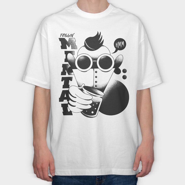 Retro Villains 08, Tricou Oversize Barbati (Unisex)