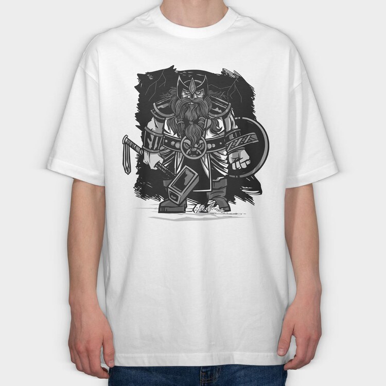 Dwarf, Tricou Oversize Barbati (Unisex)