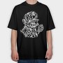 Angry Monkey Gamer, Tricou Oversize Barbati (Unisex)