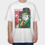 Mr Pig Comics, Tricou Oversize Barbati (Unisex)
