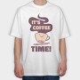 Its Coffee Time, Tricou Oversize Barbati (Unisex)