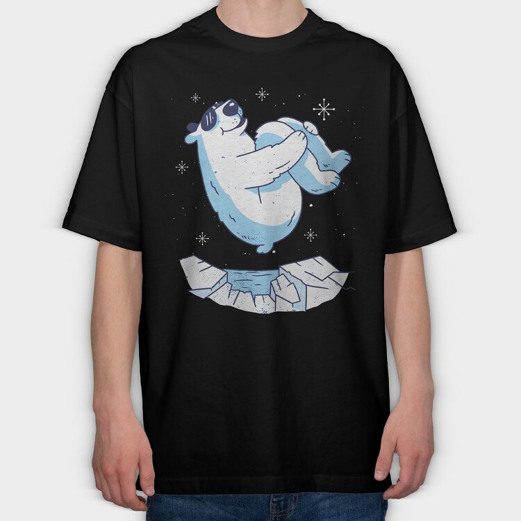 Polar Bear Bomb, Tricou Oversize Barbati (Unisex)