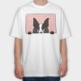 Cute Dog, Tricou Oversize Barbati (Unisex)