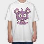 Cute Mouse, Tricou Oversize Barbati (Unisex)