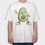 Dabbing Avocado, Tricou Oversize Barbati (Unisex)
