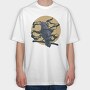 Raven, Tricou Oversize Barbati (Unisex)