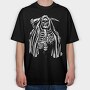 Skeleton 2, Tricou Oversize Barbati (Unisex)