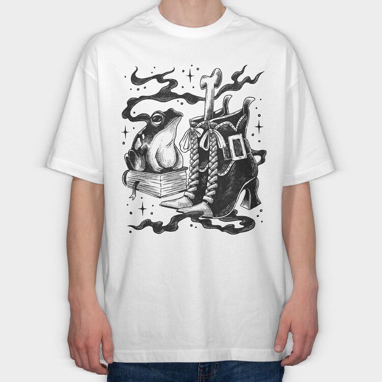 Witch 07, Tricou Oversize Barbati (Unisex)