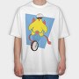Chicken Motorcycle, Tricou Oversize Barbati (Unisex)