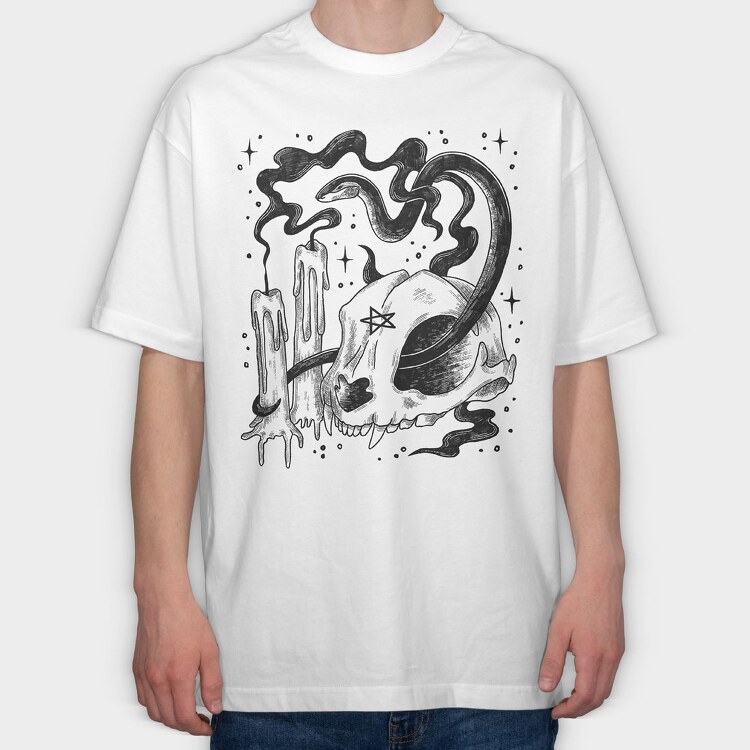 Witch 10, Tricou Oversize Barbati (Unisex)