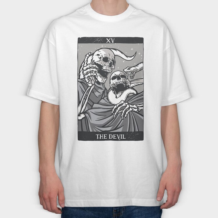 The Devil Card, Tricou Oversize Barbati (Unisex)