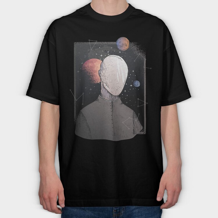 Galaxy Future, Tricou Oversize Barbati (Unisex)