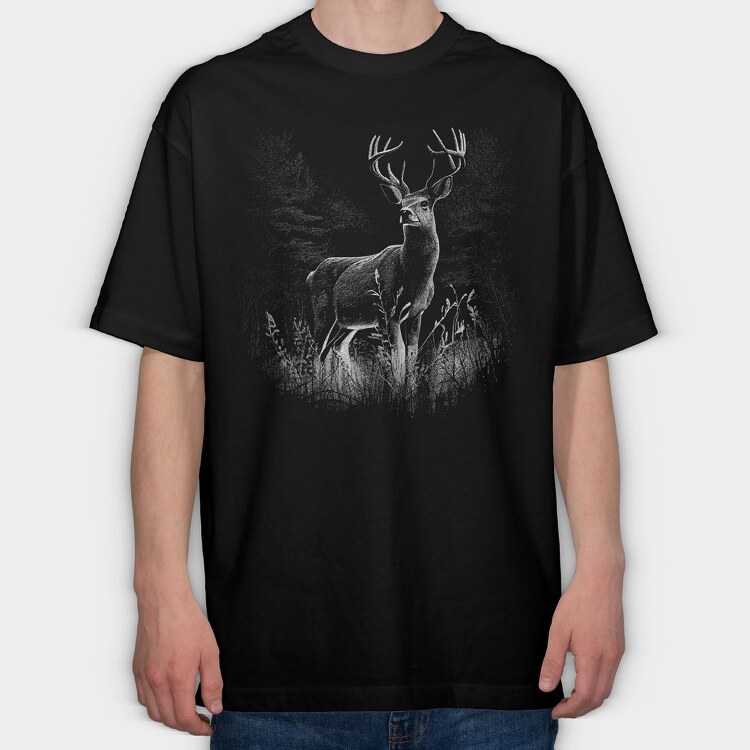 Deer, Tricou Oversize Barbati (Unisex)