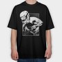 Downhill Biker, Tricou Oversize Barbati (Unisex)