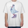 Cool Gull, Tricou Oversize Barbati (Unisex)