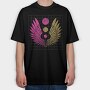 Abstract Wings, Tricou Oversize Barbati (Unisex)
