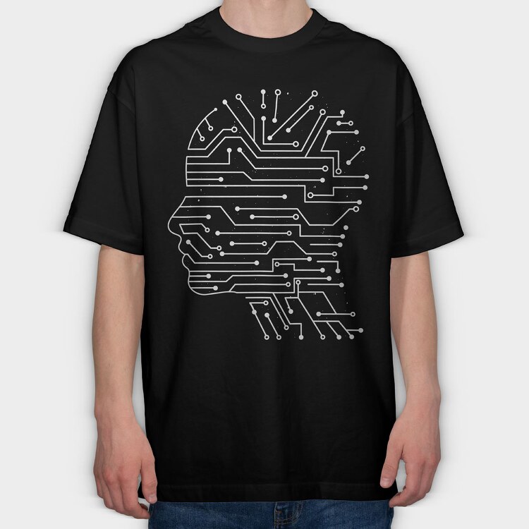 Ai, Tricou Oversize Barbati (Unisex)