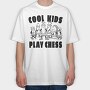 Chess Cartoon, Tricou Oversize Barbati (Unisex)