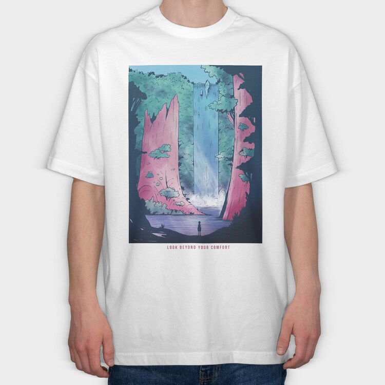 Fantasy Landscape 06, Tricou Oversize Barbati (Unisex)