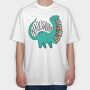 Readosaurus, Tricou Oversize Barbati (Unisex)