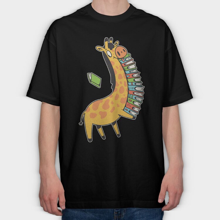 Giraffe Books, Tricou Oversize Barbati (Unisex)