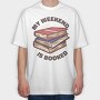 Bookpile Weekend, Tricou Oversize Barbati (Unisex)