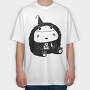 Cute Monster, Tricou Oversize Barbati (Unisex)
