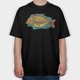 Big Carp Fish, Tricou Oversize Barbati (Unisex)