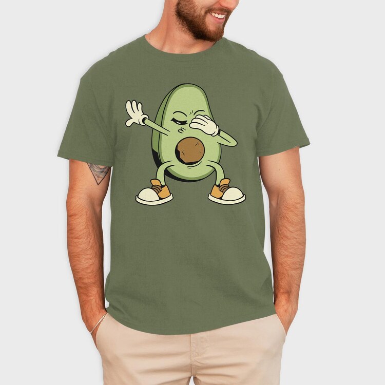 Dabbing Avocado, Tricou Barbati (Unisex)
