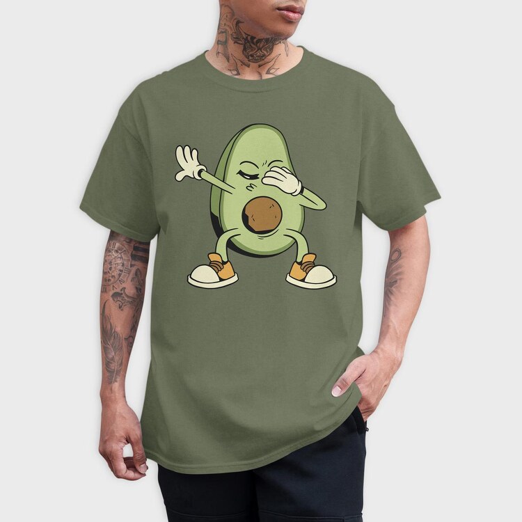 Dabbing Avocado, Tricou Barbati (Unisex)