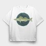Fish, Tricou Oversize Barbati (Unisex)