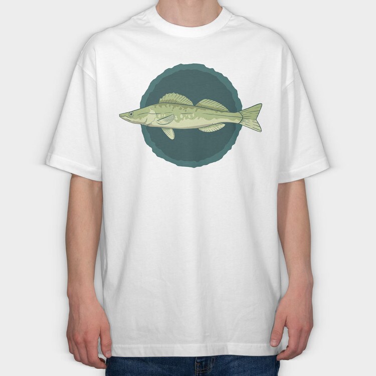 Fish, Tricou Oversize Barbati (Unisex)