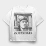 Overthinker, Tricou Oversize Barbati (Unisex)