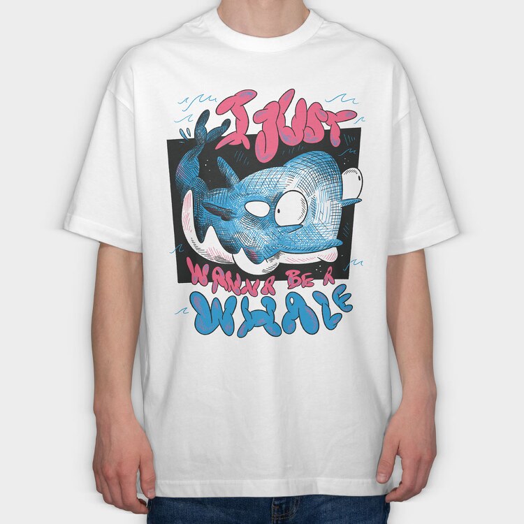 Ocean Creatures 10, Tricou Oversize Barbati (Unisex)