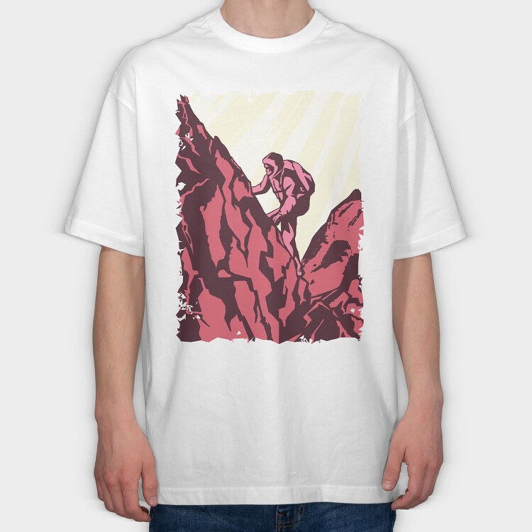 Hiking, Tricou Oversize Barbati (Unisex)