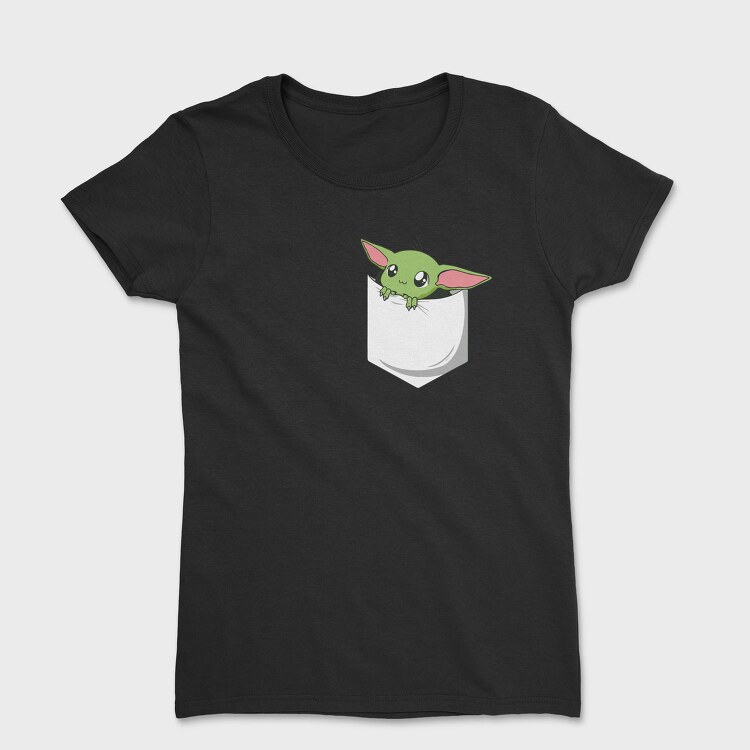 Pocket Baby Yoda 23, Tricou Femei