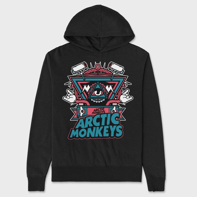 Arctic Monkeys Eye Drop, Hanorac Oversize Barbati (Unisex)