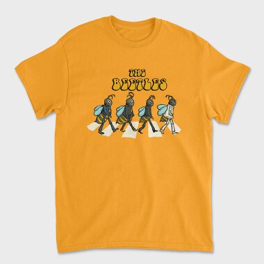 Beetle Beatle Crosswalk, Tricou Barbati (Unisex)