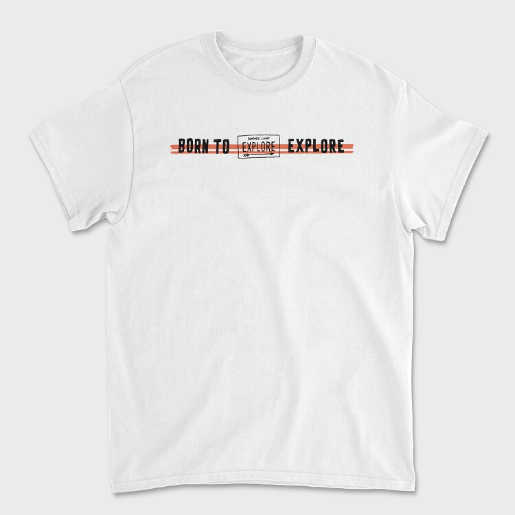 Burn It Out Explore Capture, Tricou Barbati (Unisex)