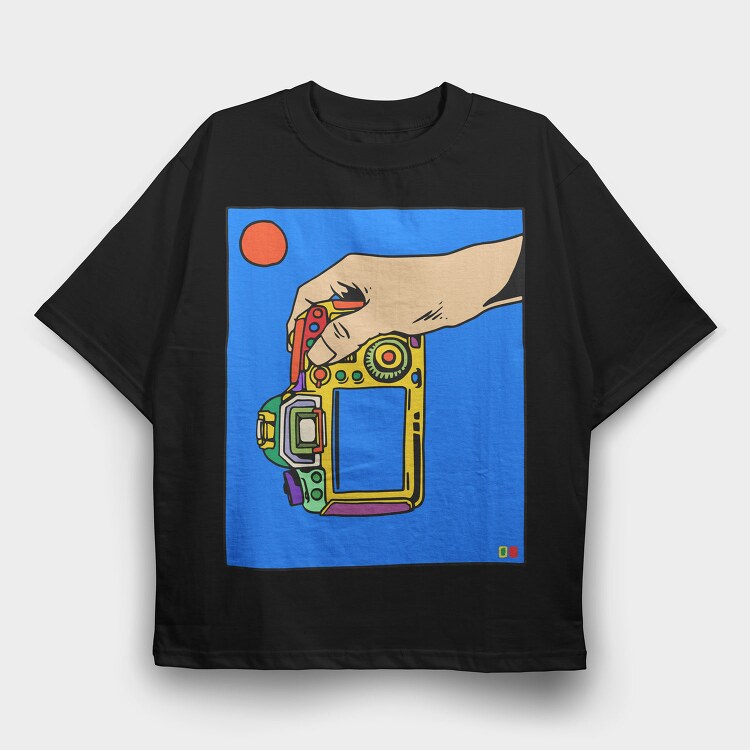 Camera Dream Catcher, Tricou Oversize Barbati (Unisex)