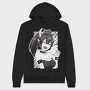 Cat Devil Chic, Hanorac Oversize Barbati (Unisex)