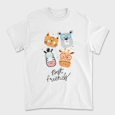 Cat Glasses Night, Tricou Barbati (Unisex)