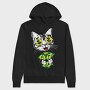 Cat Money Eyes, Hanorac Oversize Barbati (Unisex)