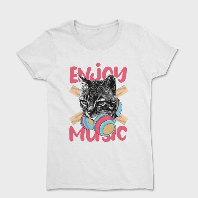 Cat Music Vibes, Tricou Femei