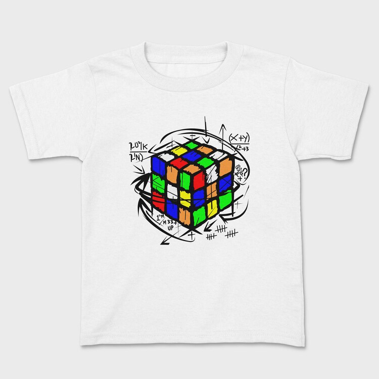Color Block Cube, Tricou Copii