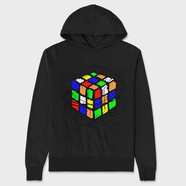 Color Block Cube, Hanorac Oversize Barbati (Unisex)